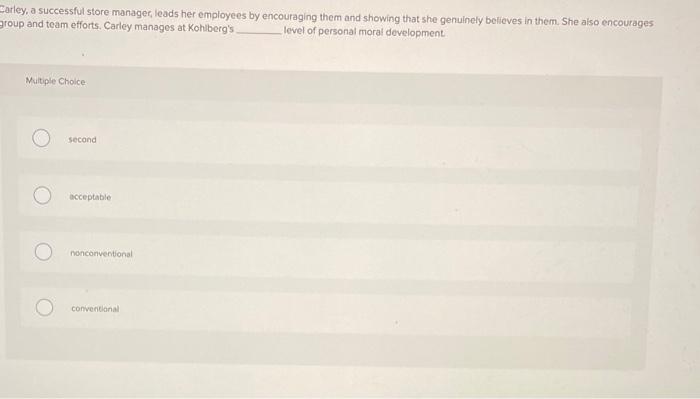 Corley, a successful store manager leads her