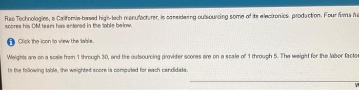 ndidate. 2 Selection Criterion Labor Quality