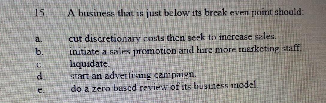 subject marketing concept question 13 question 14