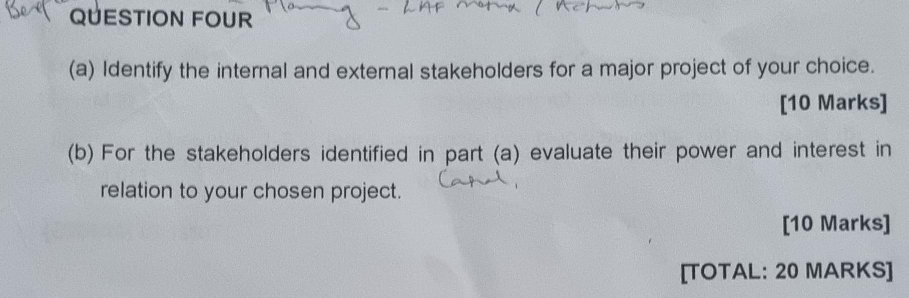 (a) Identify the internal and external