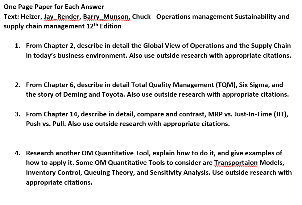 Roughly one page (can be a little less) for each