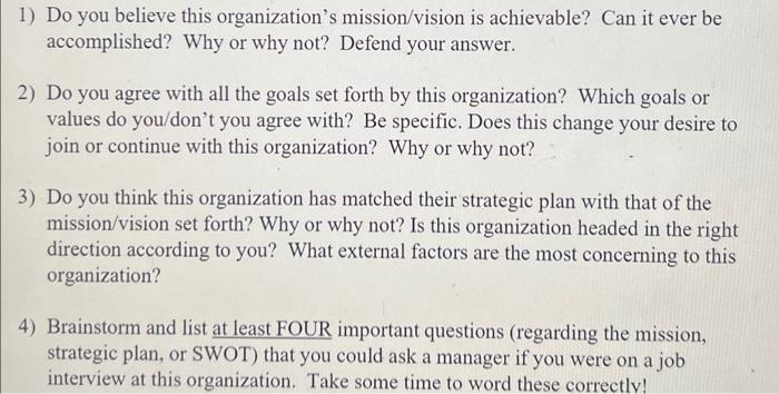 answer each question and number them. each