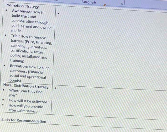 Luxury clothing market Editing Font Paragraph