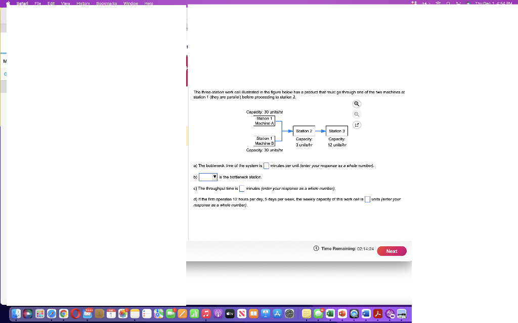 The thmo-station work cril ilkustrated in the