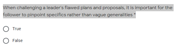 When challenging a leader's flawed plans and