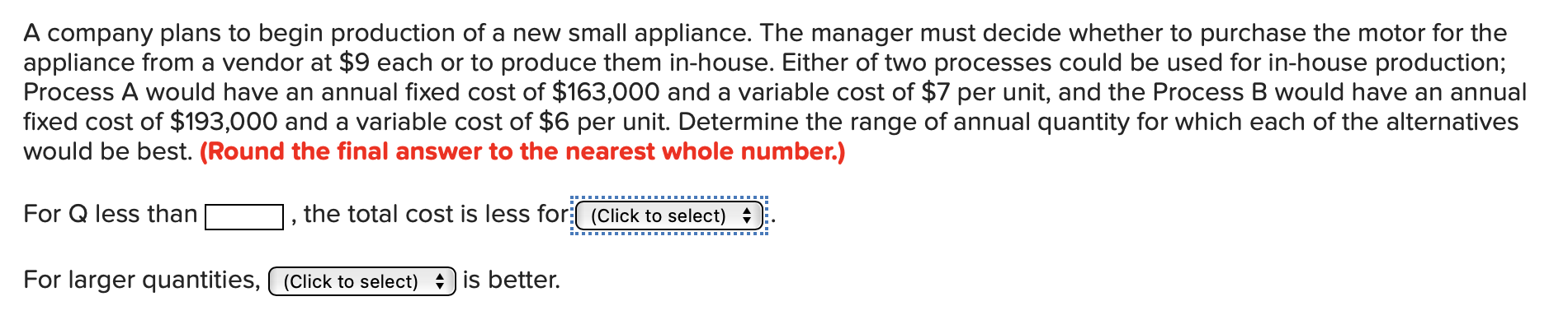 A company plans to begin production of a new