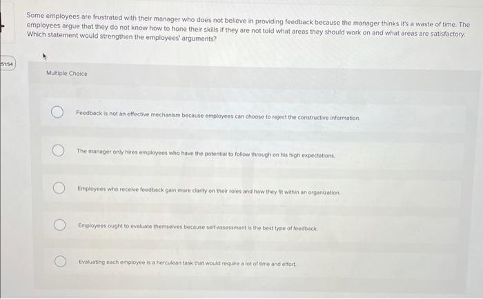 Some employees are frustrated with their manager