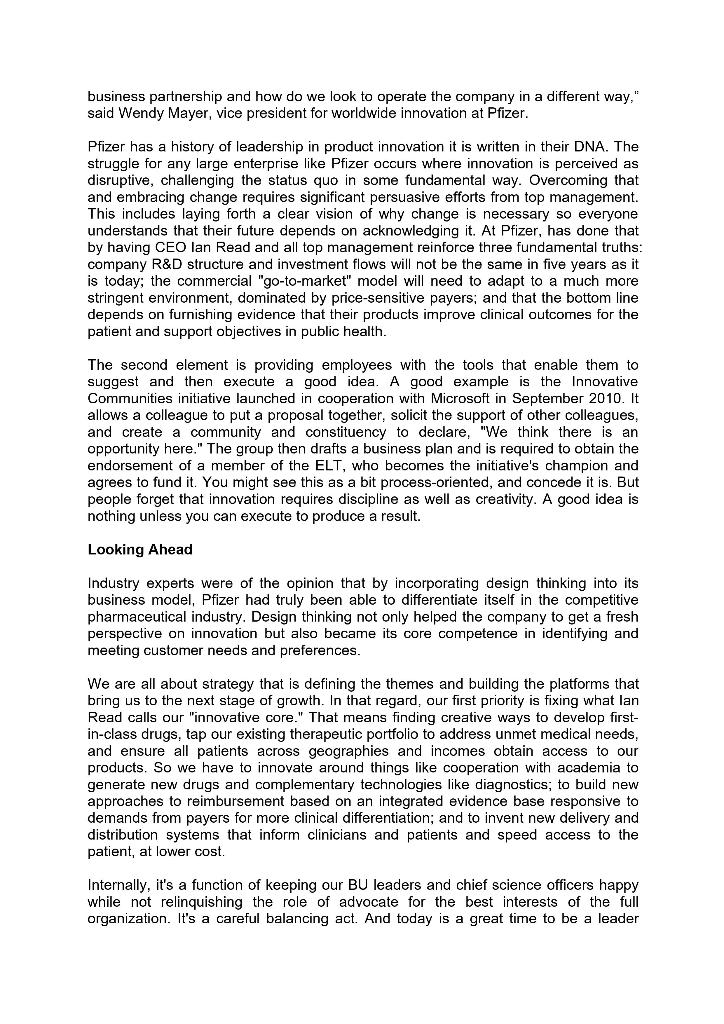 Case Study Design Thinking and Innovation at