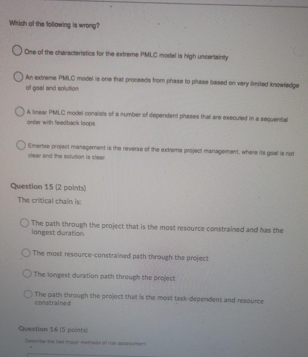 Which of the following is wrong O one of the