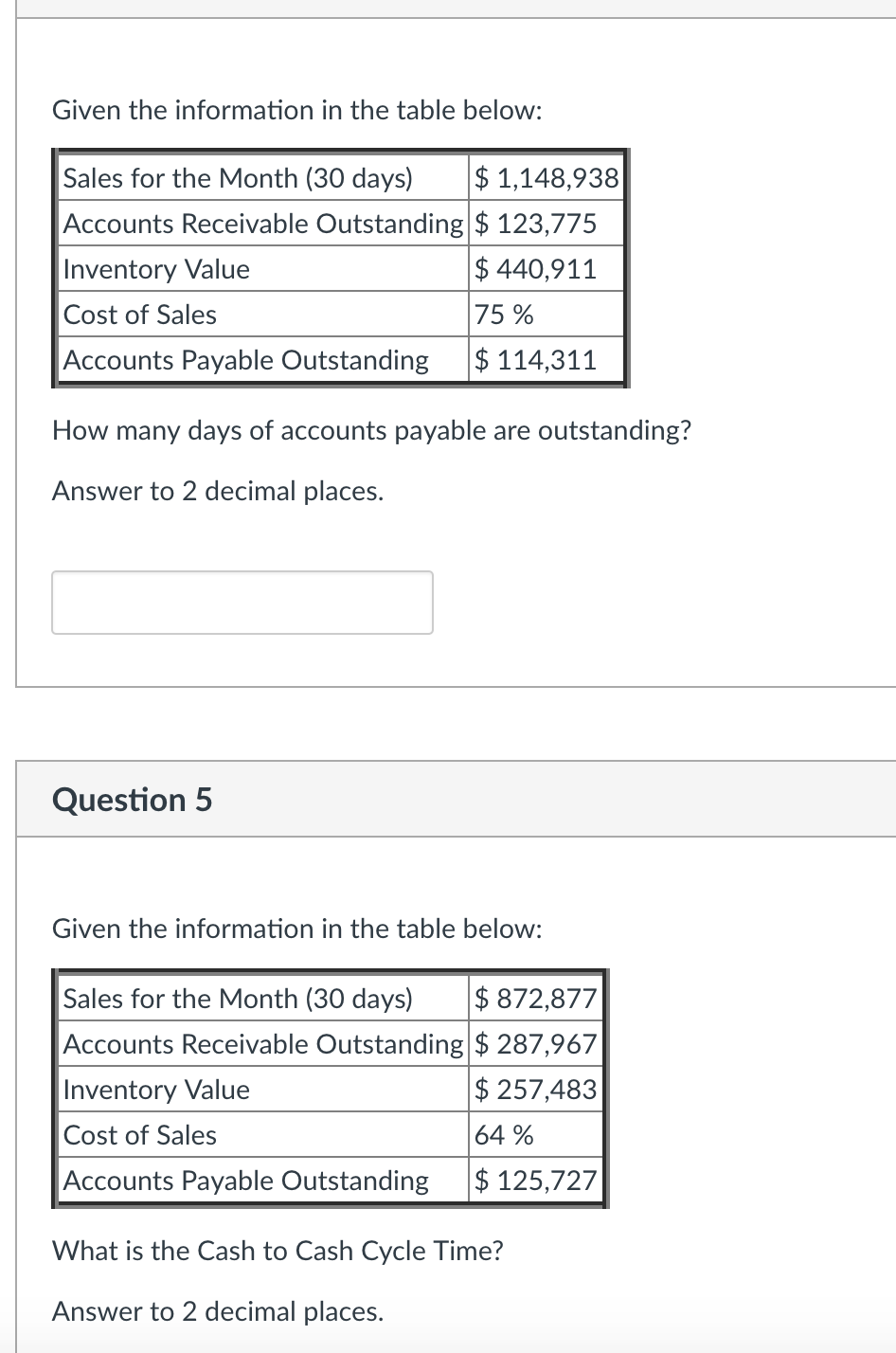 Given the information in the table below: Sales