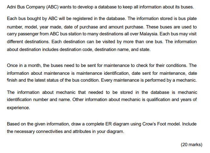 Information System Development exercise. need