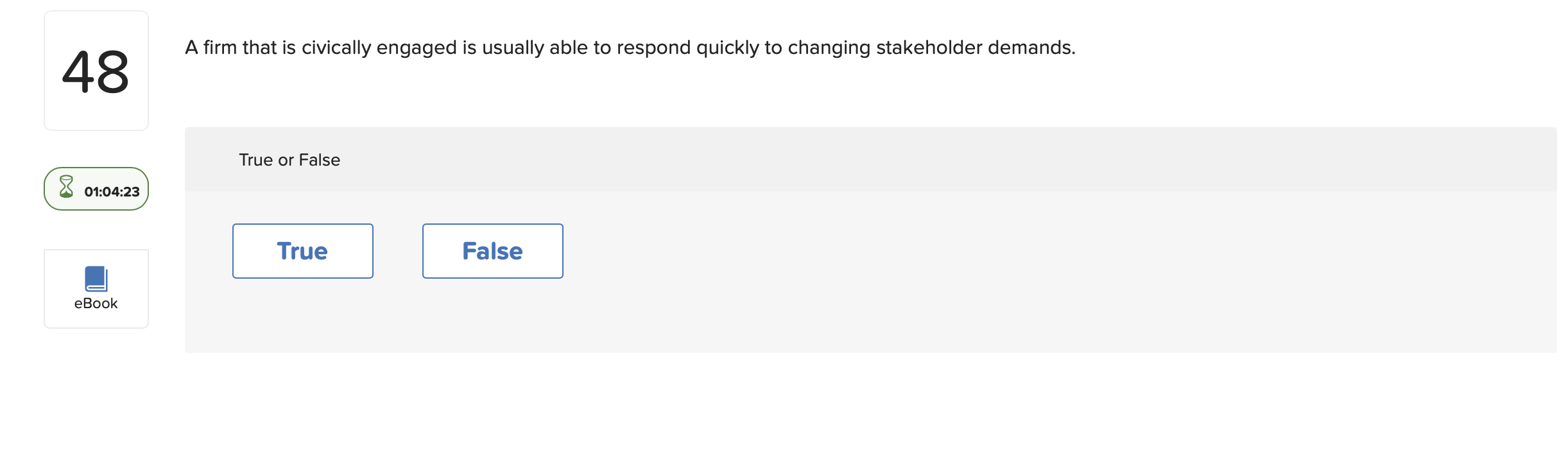 A firm that is civically engaged is usually able