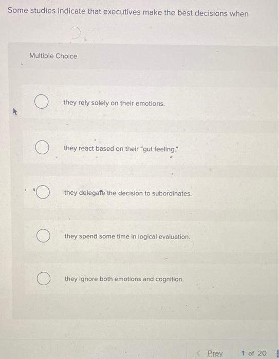 Some studies indicate that executives make the