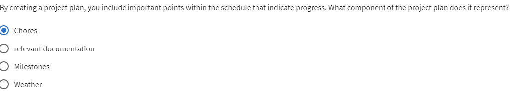By creating a project plan, you include important