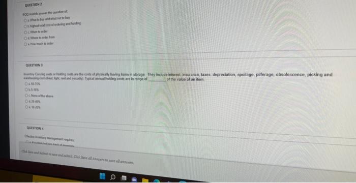 please answer 1,2,3. please show the steps on how