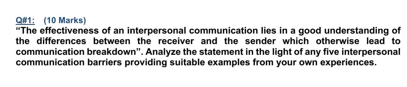 plz type in word Q#1: (10 Marks) The