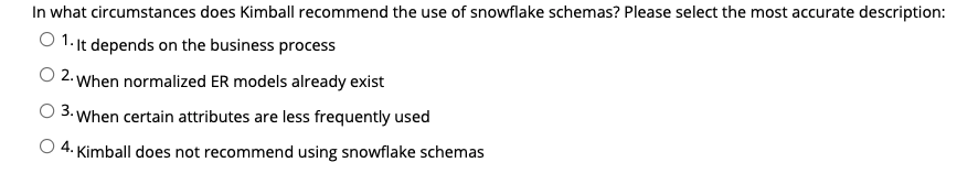 In what circumstances does Kimball recommend the