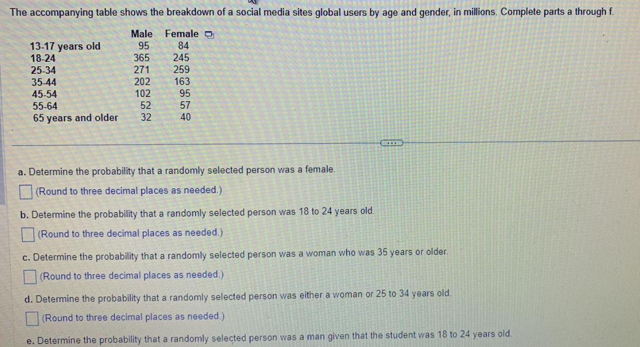 a. Determine the probability that a randomly