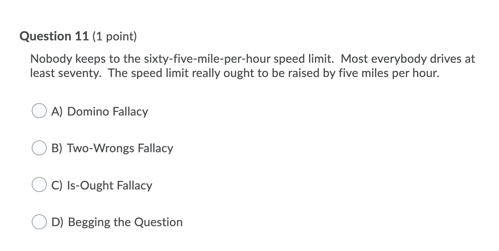 Question 10 (1 point) Mr. Parker: My political