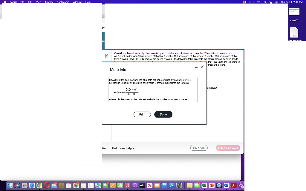 Curisider a three frm supply chain corisistiry of