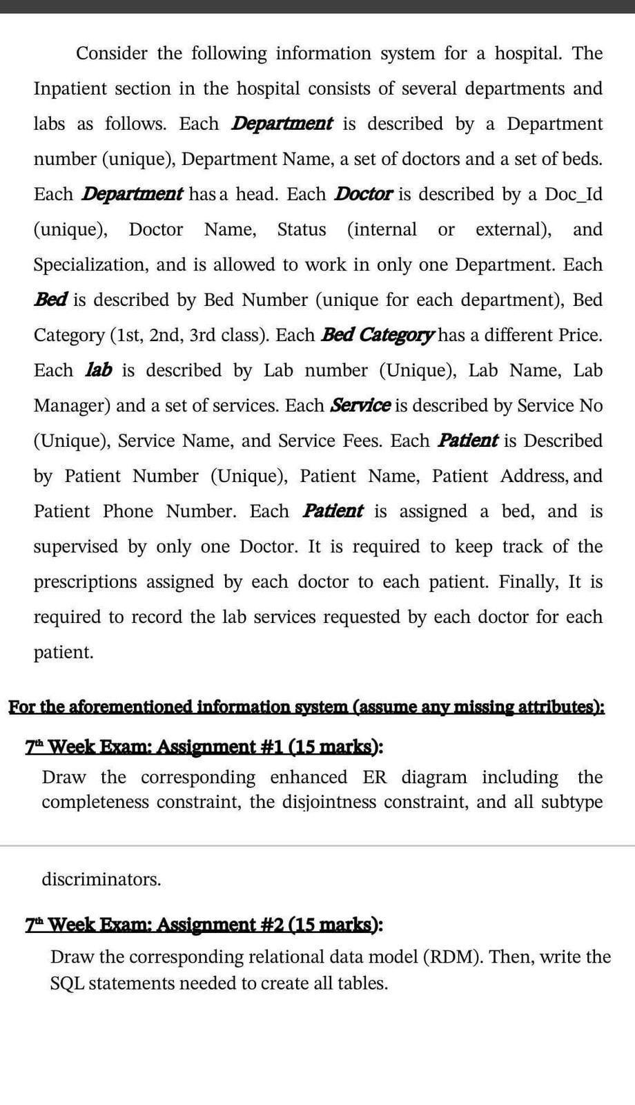 the two question please Consider the following