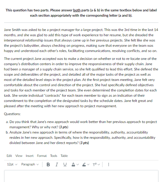 This question has two parts. Please answer both