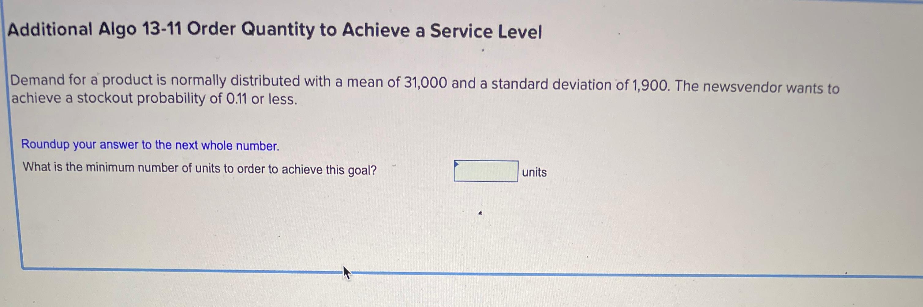 Additional Algo 13-8 Expected Profit A grocer
