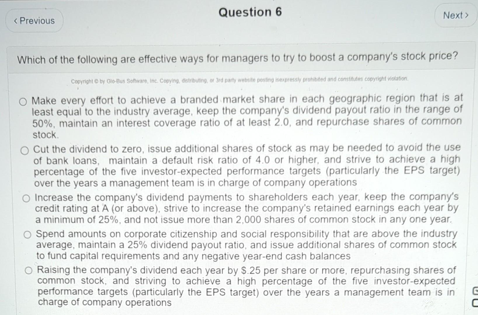 Which of the following are effective ways for