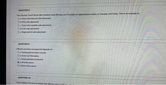 please answer questions 8,9,10. thank you please