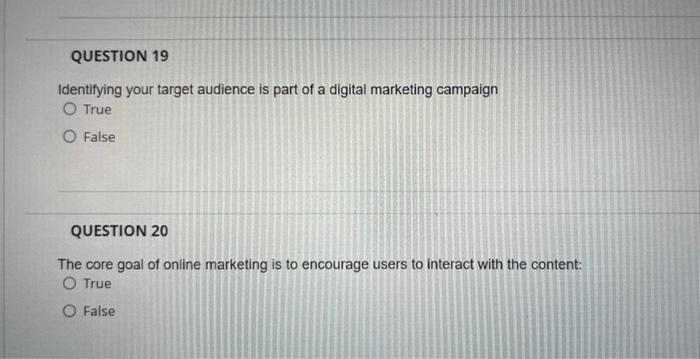 Identifying your target audience is part of a