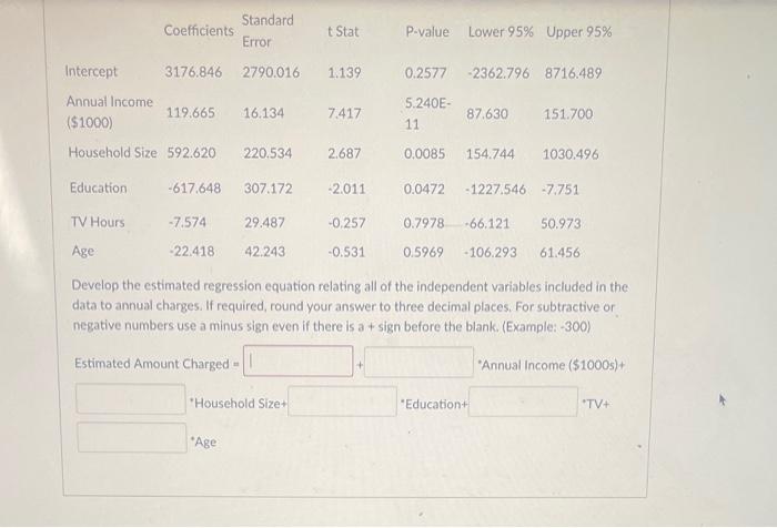 For this question, use the following multiple