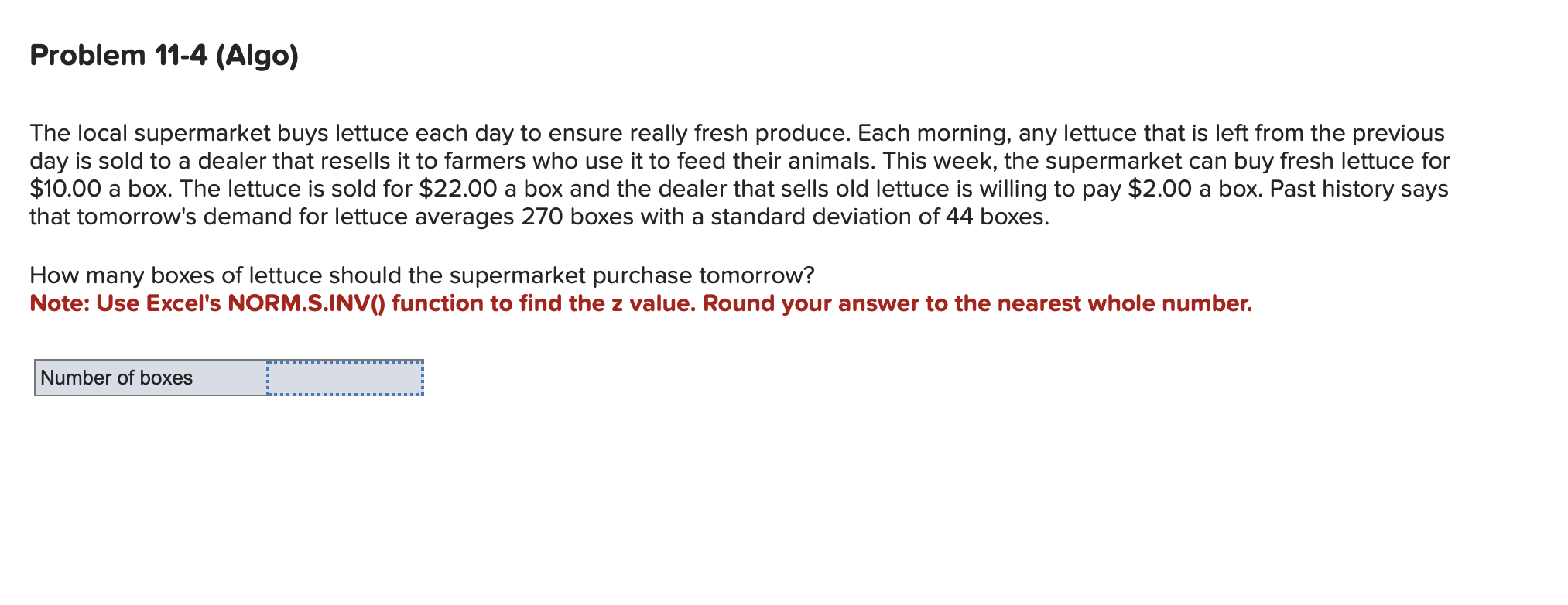 The local supermarket buys lettuce each day to