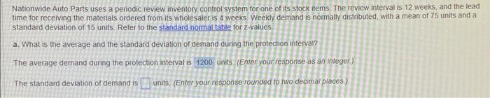 A golf specialty wholesaler operates 50 weeks per