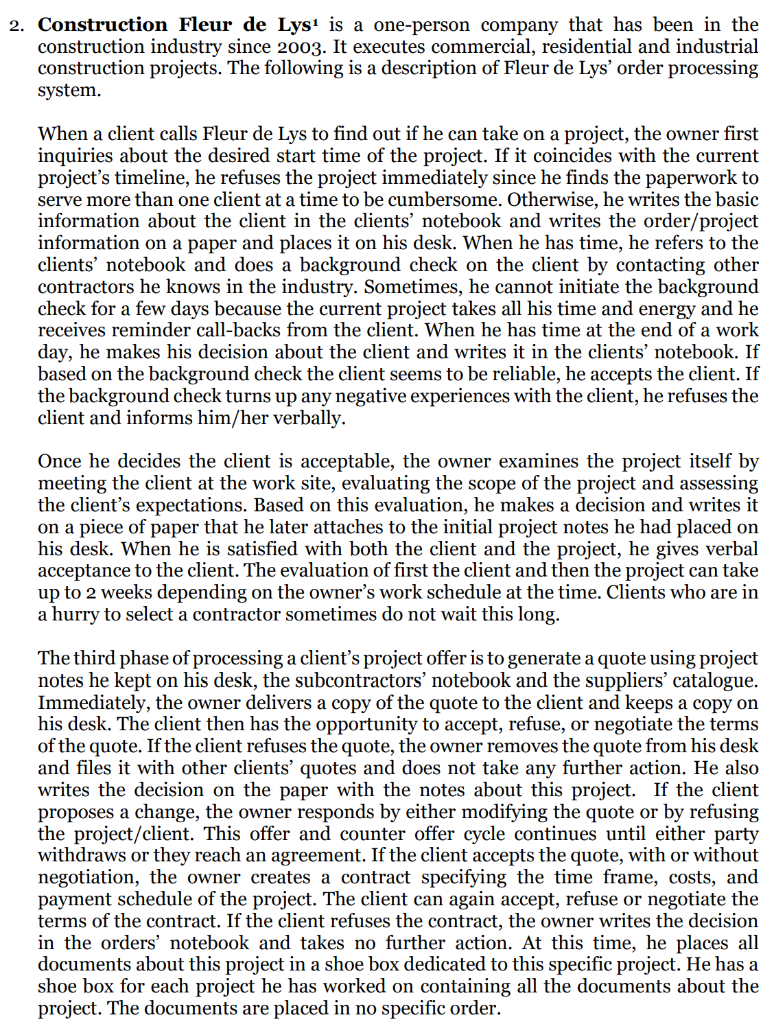 For each of the cases below, first use PIECES