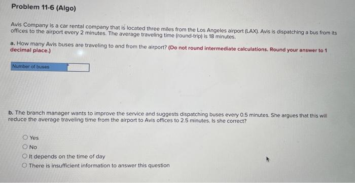 Avis Company is a car rental company that is