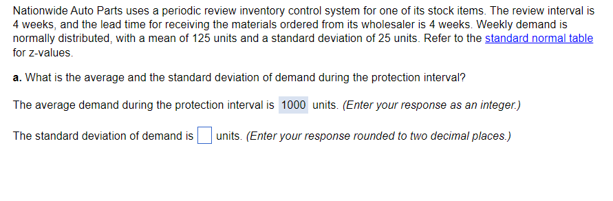 Nationwide Auto Parts uses a periodic review