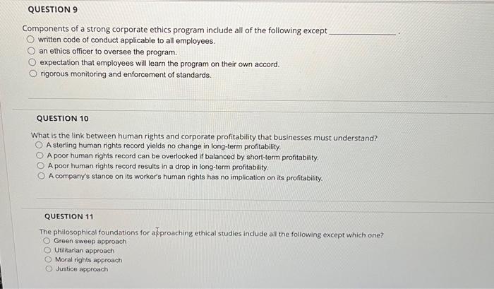 Need help with these Components of a strong