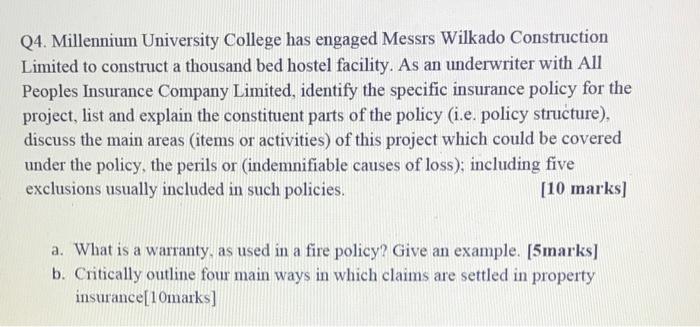 Please the question is under property and