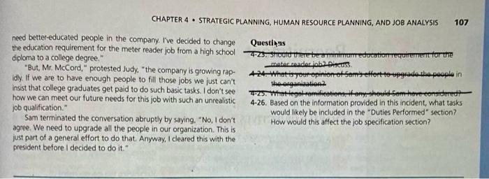 INCIDENT 1 A Degree for Meter Readers Judy