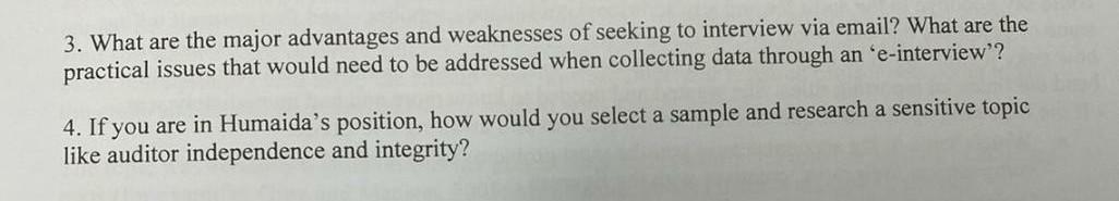 the case study. Humaida's research on auditing