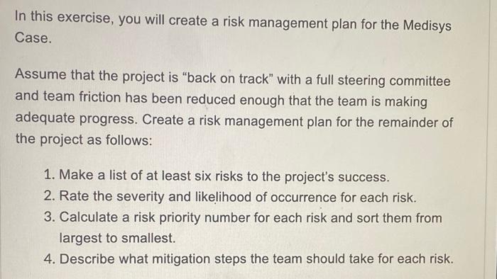 On Medisys Corp IntensCare Project Management