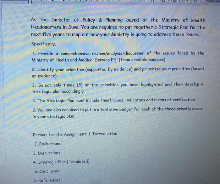 due to COVID 19 how will ministry of Health will