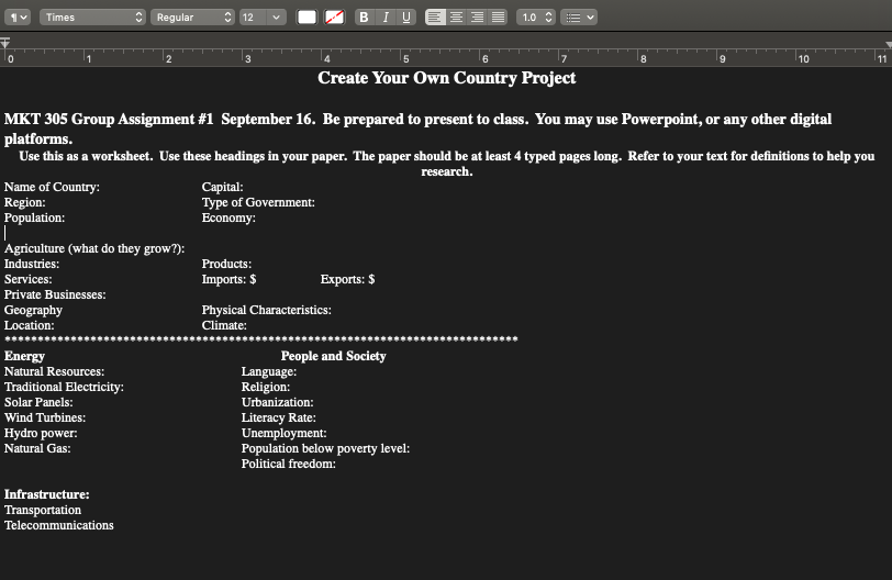 Times Regular 12 BIL 1.0 0 3 5 10 11 Create Your