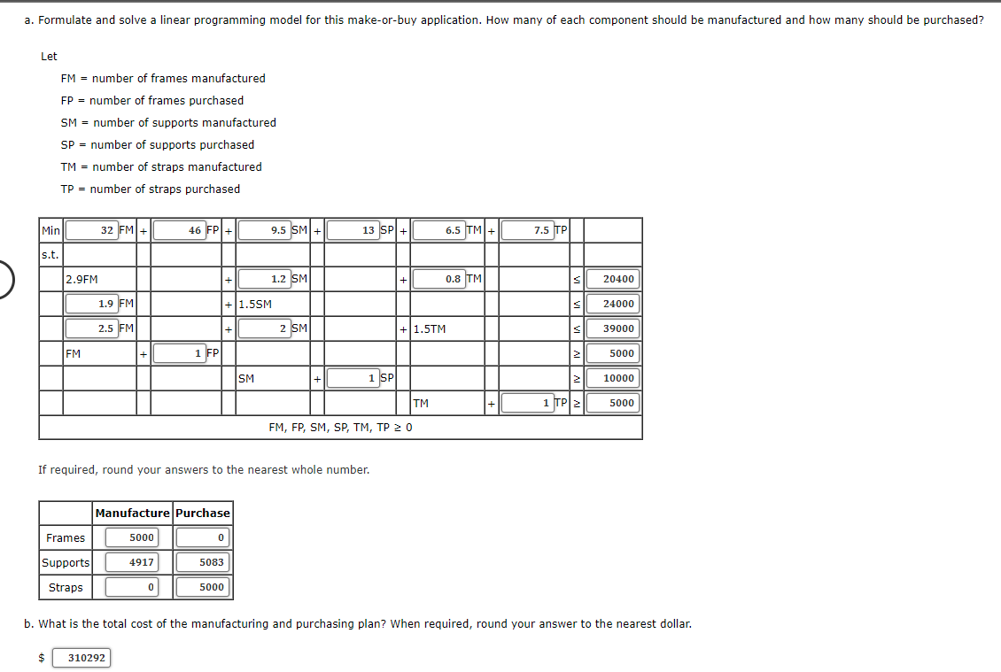 Problem 4-17 (Algorithmic) Frandec Company