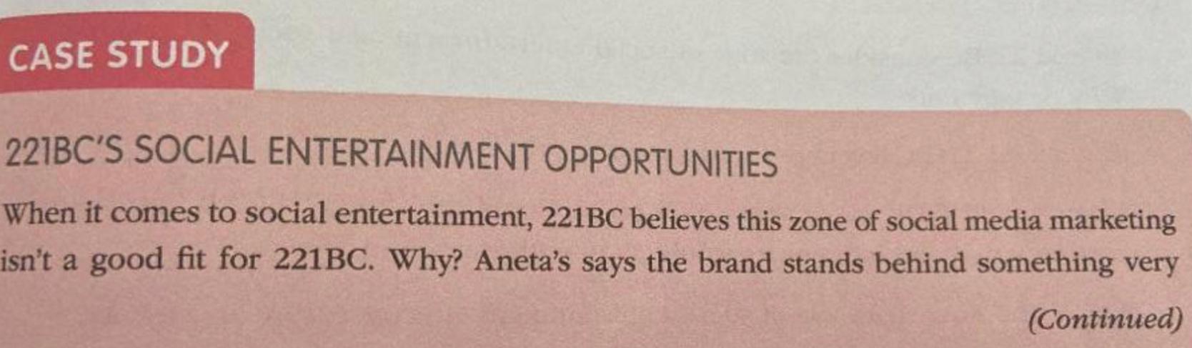 need answer for 3 and 4 thanks! 221BC'S SOCIAL