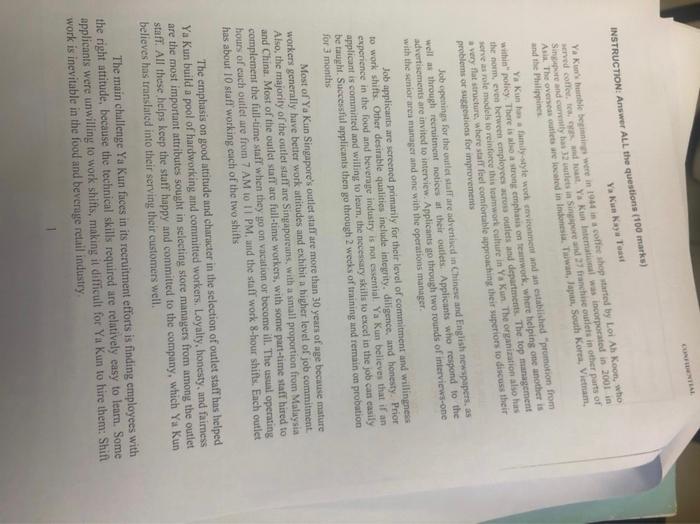 question 2 please INSTRUCTION: Answer ALL the