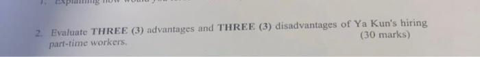 question 2 please INSTRUCTION: Answer ALL the