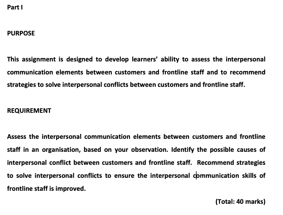 This assignment is designed to develop learners'