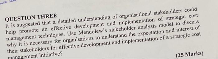 pale QUESTION THREE It is suggested that a