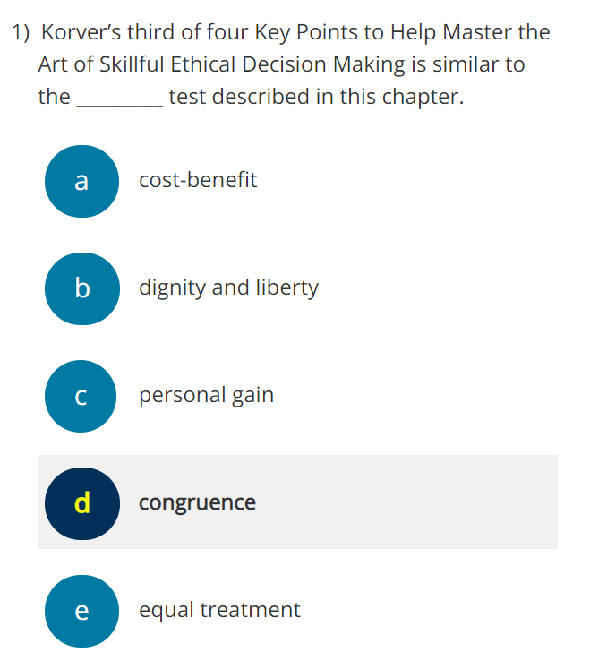1) Korver's third of four Key Points to Help